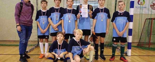  Turniej halowej piłki nożnej chłopców w Gorzycach
